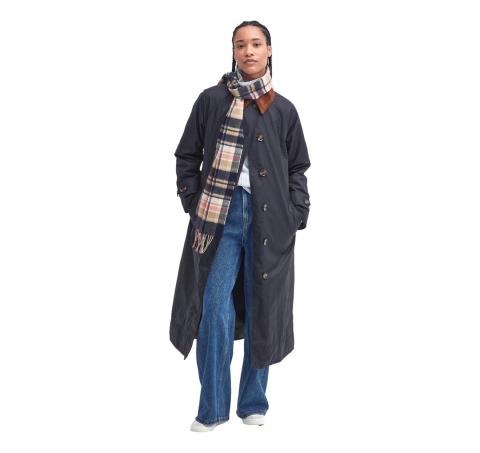 BARBOUR Sciarpa Donna Vintage Plaid LSC0109NY91 Colore Navy/Pink