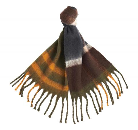 BARBOUR Sciarpa Donna Isla Tartan Boucle LSC0293TN11 Colore Classic Tartan