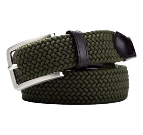 MEYER Cintura da Uomo Elasticizzata Modello 616/25 Colore Olive