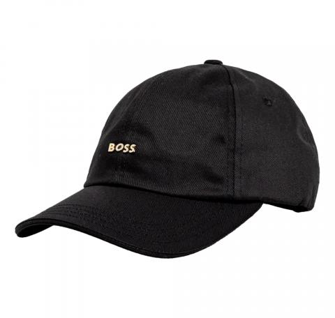 BOSS Cappellino Donna In Twill Di Cotone Con Logo In Metallo Regolabile Ari ME 50533367 Colore Nero