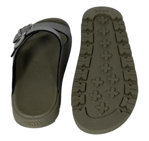 BOSS Sandali All Gender Con Doppia Fascia e Tomaia Lavorata Surfley Sand dmpr N 50505540 Colore Verde
