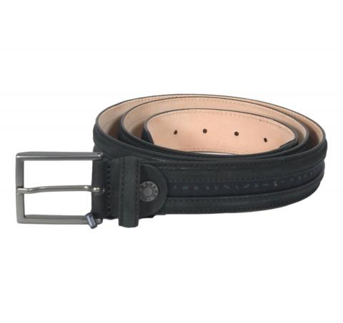 PAUL SHARK Cintura Uomo In Pelle Con Nastro Bandiere 15316001 Colore Nero 011