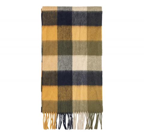 BARBOUR Sciarpa Tattersall Grande USC0005TN16 Colore Giallo Multicolor