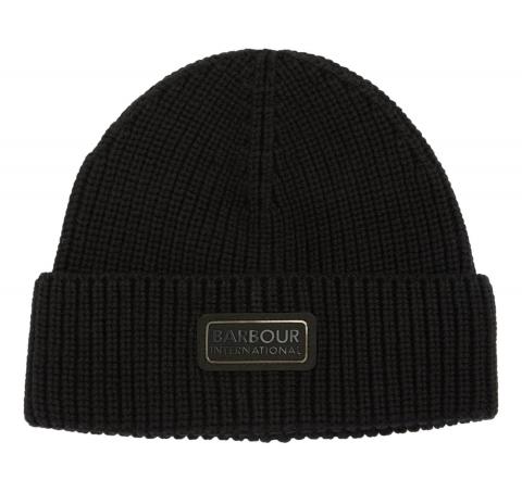 BARBOUR International Sweeper Beanie and Scarf Gift Set MGS0092BK111 Nero