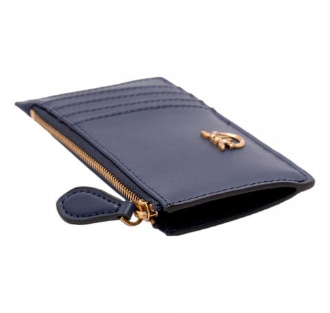 PINKO Portacarte Donna Airone Chardholder Vitello Seta 100251 G08Q Colore Blu