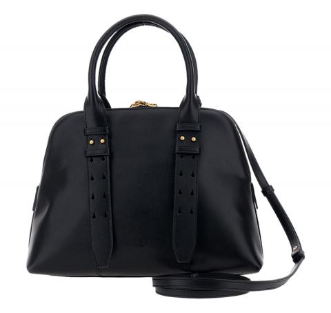 PINKO Borsa Donna Bowling Bag Medium Vitello Morbido 105906 Colore Nero Z99Q