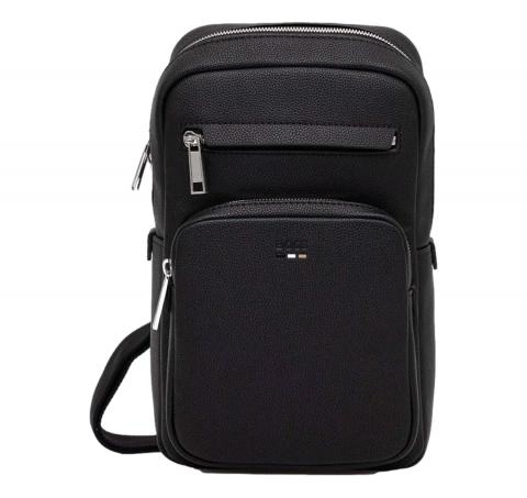 BOSS Marsupio Uomo In Similpelle Con Logo Ray Monostrap 50523410 Colore Nero