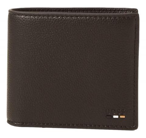 BOSS Portafoglio in Materiale Sintetico Riciclato Ray 4cc Coin N 50536511 Colore Marrone Scuro