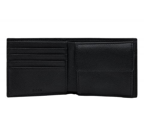 BOSS Portafoglio in Materiale Sintetico Riciclato Ray 4cc Coin N 50536511 Colore Nero
