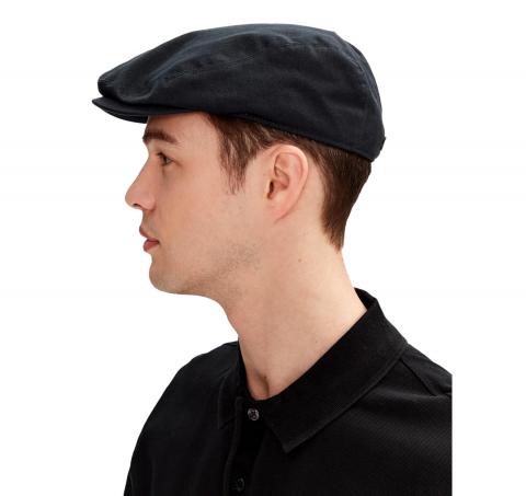 BARBOUR Flat Cap Uomo Finnean MHA0413NY91 Cotone Blu Scuro