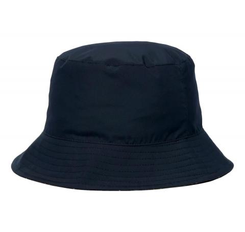 BARBOUR Cappello Uomo Reversibile Impermeabile MHA0839NY52 Blu Scuro