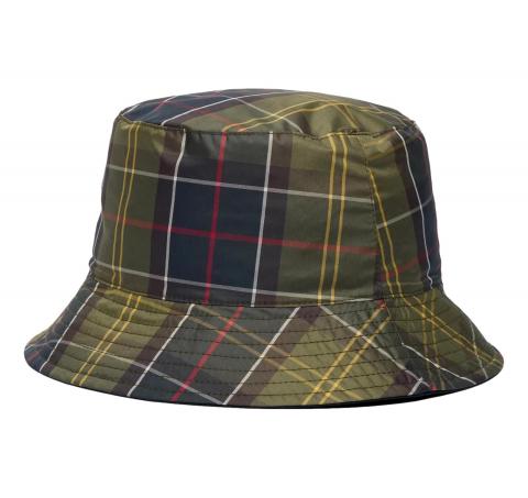 BARBOUR Cappello Uomo Reversibile Impermeabile MHA0839NY52 Blu Scuro