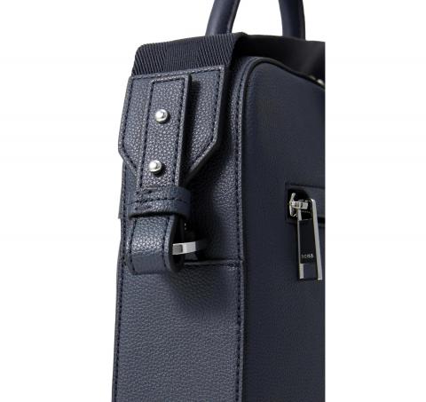 BOSS Borsa Uomo In Similpelle Martellata Con Logo Ray S Doc Case N 50536498 Colore Blu 468