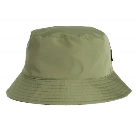 BARBOUR Cappello Uomo Bucket Reversibile Hutton Tartan MHA0839TN37 Colore Verde
