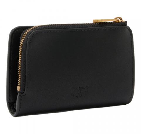 PINKO Portafoglio Donna Mini Wallet In Pelle 106206 Colore Nero Z99Q