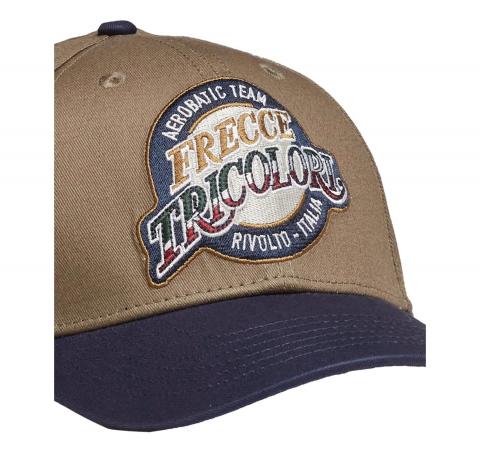 AERONAUTICA MILITARE Cappellino Uomo Color Block Con Ricami 261HA1248UCT03299 Colore Verde Scuro