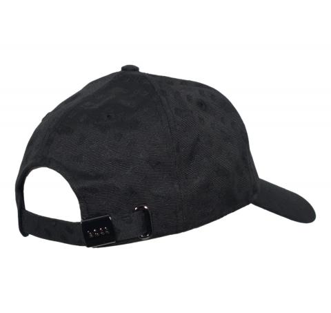 BOSS Cappellino Uomo In Tessuto Lavorato Con Monogrammi Zed M 50560339 Colore Nero