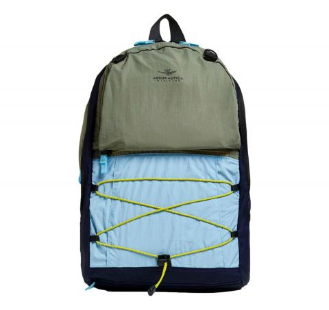 AERONAUTICA MILITARE Zaino Uomo Sportivo In Nylon 261BO1174XCT04298 Colore Verde