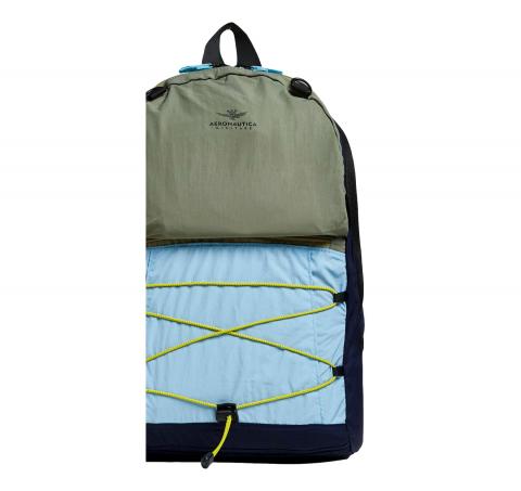 AERONAUTICA MILITARE Zaino Uomo Sportivo In Nylon 261BO1174XCT04298 Colore Verde