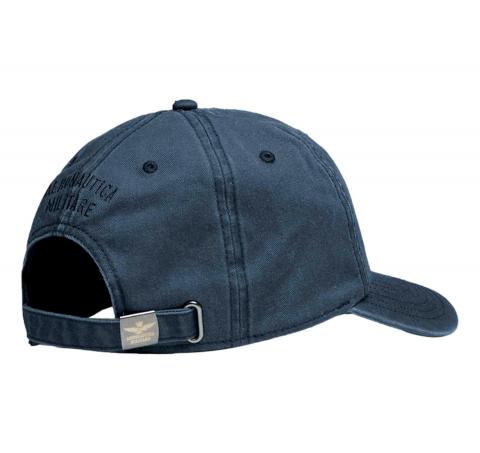 AERONAUTICA MILITARE Cappellino Uomo Con Aquila Turrita Metallica 261HA1244UCT02476 Colore Blu