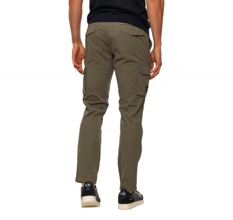 AERONAUTICA MILITARE Pantaloni Uomo Cargo Slim Fit 261PA1329UCT02443 Colore Verde