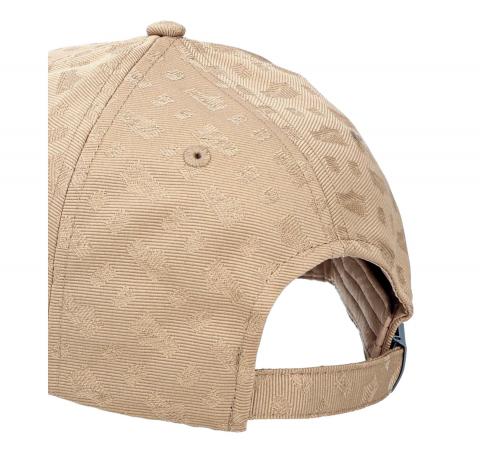 BOSS Cappellino Uomo In Tessuto Lavorato Con Monogrammi Zed M 50560339 Colore Beige