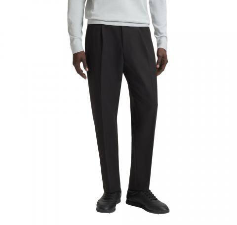 BOSS Pantalone Uomo Con Fit Affusolato In Tessuto Elasticizzato Idrorepellente T Convert Pleat 50539085 Colore Nero