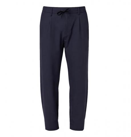 BOSS Pantalone Uomo Con Fit Affusolato In Tessuto Elasticizzato Idrorepellente T Convert Pleat 50539085 Colore Blu