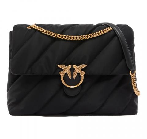 PINKO Borsa Donna Love Puff Extra In Nylon Trapuntato 103347 Colore Nero Z99Q