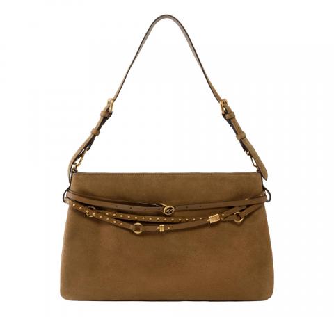 PINKO Borsa Donna Belt Bag Big Suede 105903 Colore Marrone L17Q