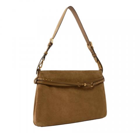 PINKO Borsa Donna Belt Bag Big Suede 105903 Colore Marrone L17Q