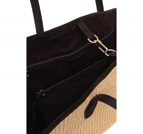 BOSS Borsa Donna Tote Bag In Raffia NUMAH MAXI Tote RF 50563844 Colore Beige