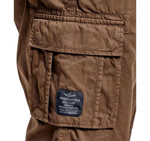 AERONAUTICA MILITARE Bermuda Uomo Cargo BE0066UCT01122 Colore Marrone