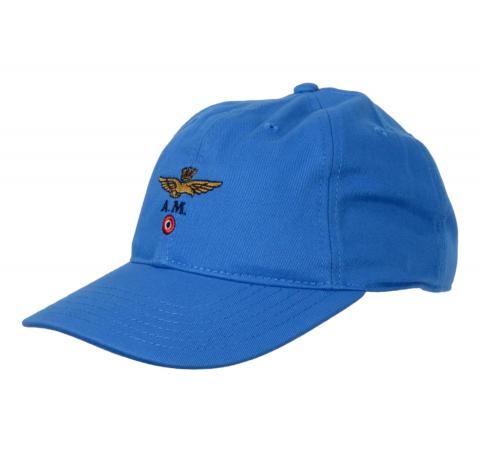 AERONAUTICA MILITARE Cappellino Uomo Con Ricamo Aquila Turrita 261HA1246UCT02261 Colore Celeste