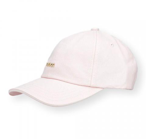 BOSS Cappellino Donna In Twill Di Cotone Con Logo In Metallo Regolabile Ari ME 50533367 Colore Rosa