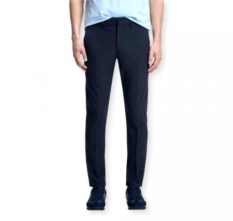 BOSS Pantalone Uomo Slim Fit In Tessuto Elasticizzato Idrorepellente T Commuter Slim 50534303 Colore Blu