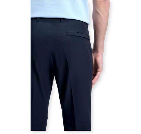 BOSS Pantalone Uomo Slim Fit In Tessuto Elasticizzato Idrorepellente T Commuter Slim 50534303 Colore Blu