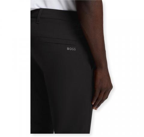 BOSS Pantalone Uomo Slim Fit In Tessuto Elasticizzato Idrorepellente T Commuter Slim 50534303 Colore Nero