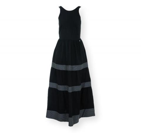 BOSS Abito Donna Lungo Svasato Schiena Scoperta C Dedil 50559087 Colore Nero