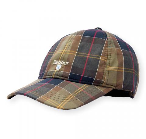 BARBOUR Cappello Uomo Baseball Tartan Sports MHA0617TN111 Colore Classic Tartan
