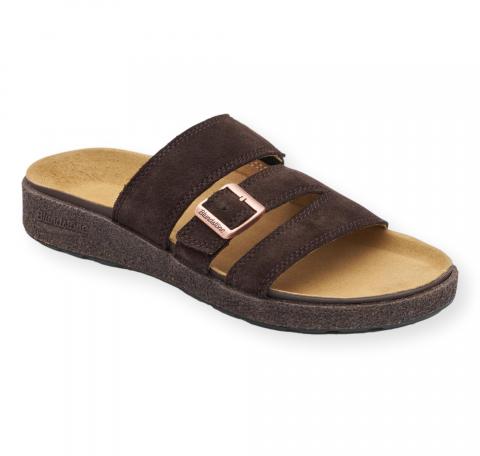 Blundstone Sandali Unisex Scamosciati Waterproof Aerocork 2696 Colore Deepest Brown