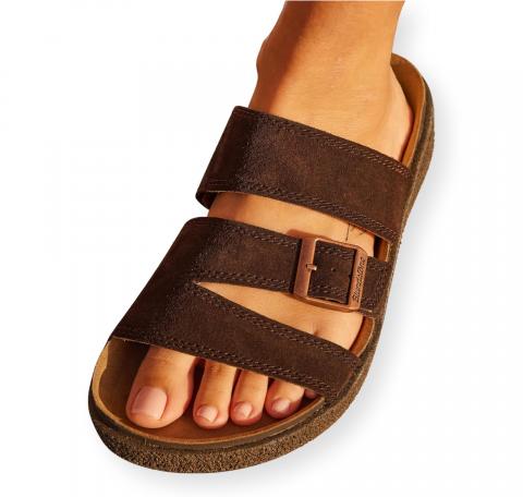 Blundstone Sandali Unisex Scamosciati Waterproof Aerocork 2696 Colore Deepest Brown