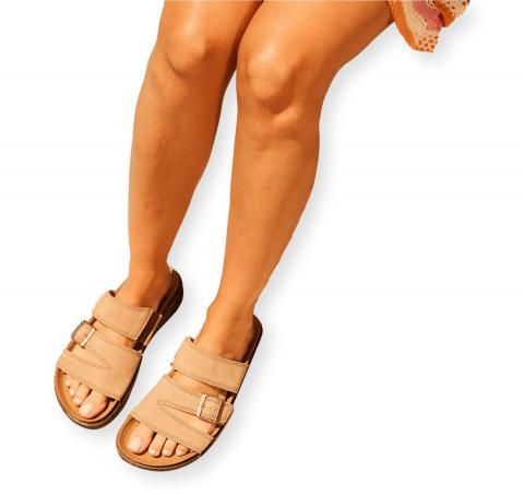 BLUNDSTONE Sandali Unisex Scamosciati Waterproof Aerocork 2699 Colore Beige