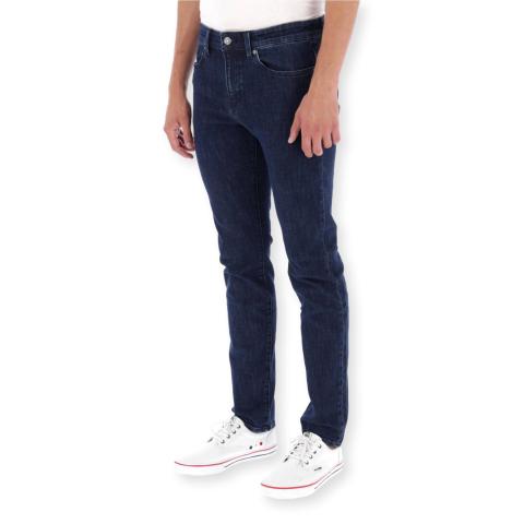 BOSS Jeans Pantalone Uomo Blu Scuro Slim Fit Cotone Stretch 50394638