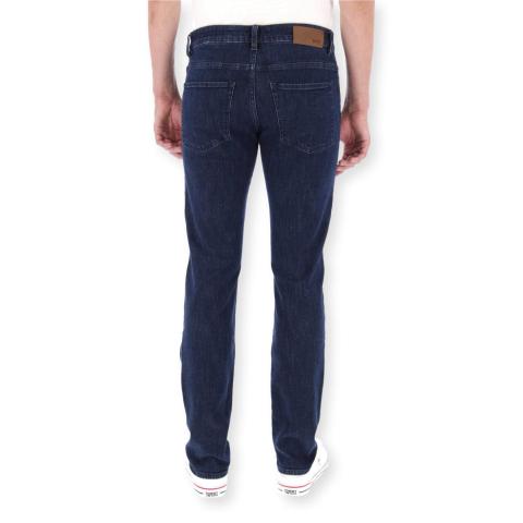 BOSS Jeans Pantalone Uomo Blu Scuro Slim Fit Cotone Stretch 50394638