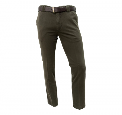 MEYER Pantalone Uomo Modello Oslo 2-5557/37 Verde Scuro