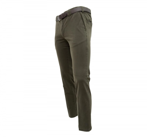 MEYER Pantalone Uomo Modello Oslo 2-5557/37 Verde Scuro