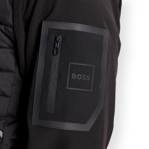 BOSS Giubbotto Uomo Idrorepellente con Cappuccio J Urbanex Hybrid HD 50541032 Colore Nero