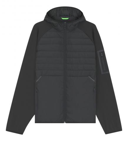 BOSS Giubbotto Uomo Idrorepellente con Cappuccio J Urbanex Hybrid HD 50541032 Colore Nero