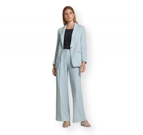 BOSS Blazer Donna Regular Fit in Crepe Elasticizzato C Jabla3 50549396 Colore Celeste